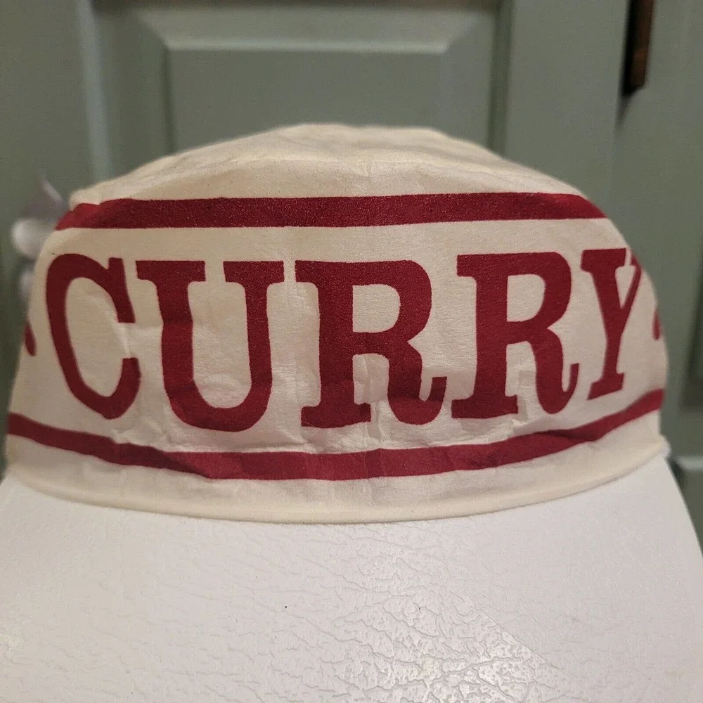 VTG 80s Curry College Colonels‎ University USA Union Made Painters Hat Cap